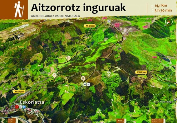 Atxorrotx Inguruak Eskoriatzatik PR-GI 3001 Atxorrotx Inguruak Eskoriatzatik PR-GI 3001